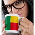 thumbnail image 2 of 3dRose, Flag of Benin - Countries of West Africa national world flags - Beninese colors red yellow green, 11oz Magic Transforming Mug, 2 of 8