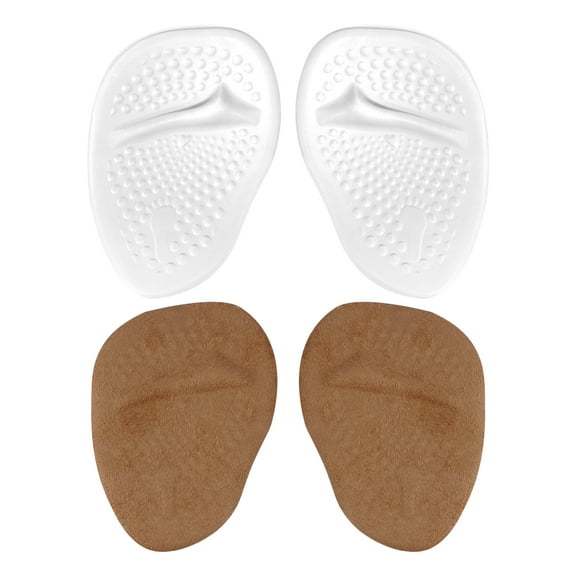 Xing 2 Pairs High Heel Cushion Forefoot Pads Shoe Insert Foot Pad Thickened Foot Pad