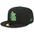 thumbnail image 3 of Men's New Era  Black St. Louis Cardinals 2026 St. Patrick's Day 59FIFTY Fitted Hat, 3 of 5