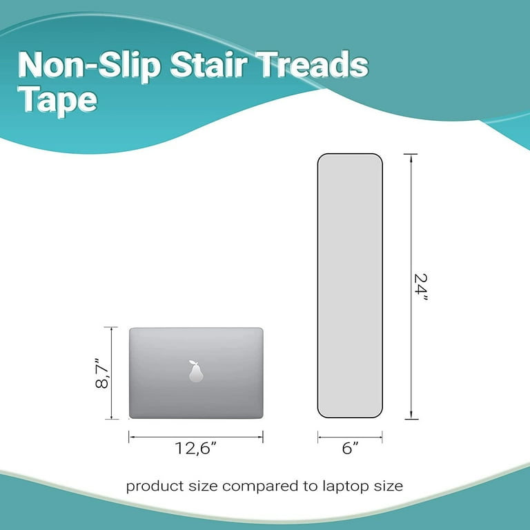 Non-Slip Tape for Stairs, CLEAR and Dog friendly – No-slip Strip