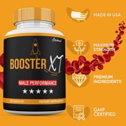 Booster XT Blood Flow Capsules, Booster XT Male Supplement Pills, Maximum Strength (5 Pack)