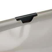 JAM Paper Swing Lock Plastic Report Covers, 9 x 12, Smoke Grey, 20 per Pack