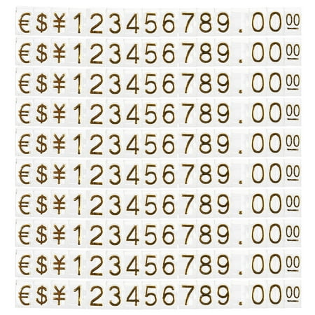 

WAXIAYU 20Pcs Price Displaying Cube Counter Stand Price Tag Plastic Price Display Block