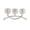 Silver, variant on Crystal Candle Holder 3 Arms Candelabra Table Centerpiece Wedding Buffet Table Ornaments
