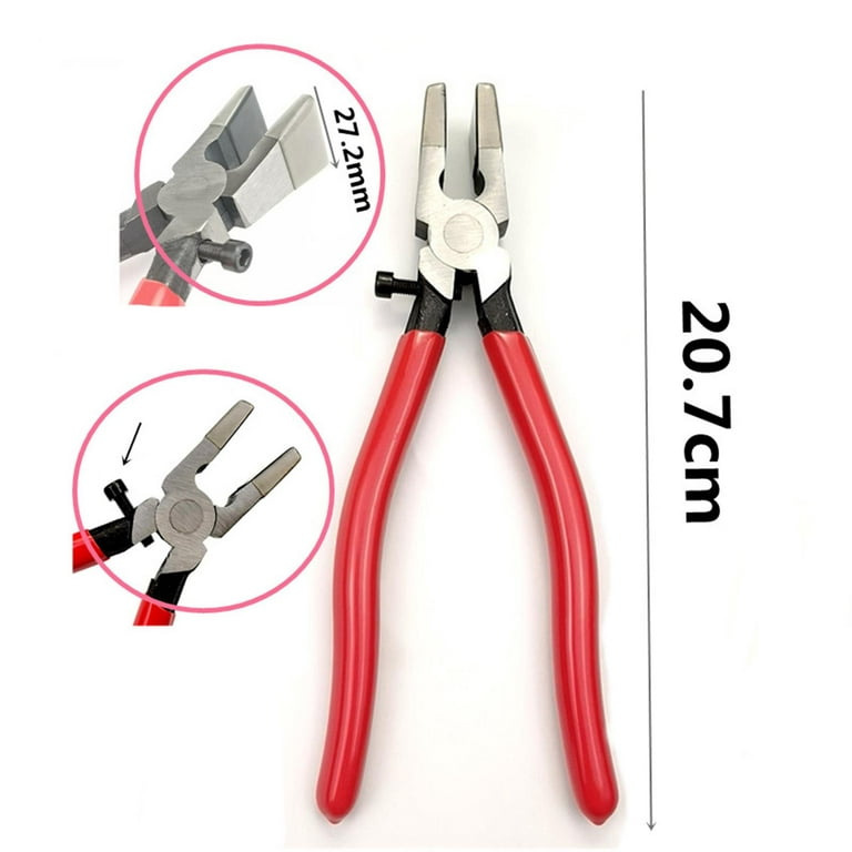 Key Fob Pliers 1 Inch Key Fob Hardware with Keychain Split s Webbing Fabric  Strapping Wristlet Set Glass Breaking Pliers Tools 50pcs 