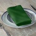 thumbnail image 2 of LA Linen 10-Pack Cloth Napkins, Washable Reusable Polyester Poplin Table Napkins, 18 by 18-Inch, Emerald Green, 2 of 8