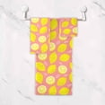 thumbnail image 5 of SKYSONIC 3 Pack Towel Colorful Lemon Pattern Cotton Bath Towel Set (1 Bath Towel, 1 Hand Towel, 1 Washcloth) for Bathroom, Super Soft and Quick Dry Towels, 5 of 7