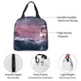 thumbnail image 3 of Naloa Boat Lighthouse Storm Waves Print Lunch Box for Women Men,Insulated Lunch Bag,Lunchbox,Thermal Leakproof Cooler,Reusable Lunch Tote Bag for Work School Travel Picnic, 3 of 7
