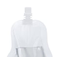 thumbnail image 3 of (Price/50 Pcs)8.5 oz Clear / White Spouted Liquid Stand Up Pouch, Drink Pouches, Custom Spouted Bags, 4Mil-8.5 oz, 3 of 9