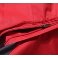 thumbnail image 4 of Fgnfyis Jacket for Men Ski Winter Warm Lined Raincoats with Pockets Big Size Outdoor Mountaineering Thicken Padded Trench Coat Men Red_001 4XL, 4 of 6