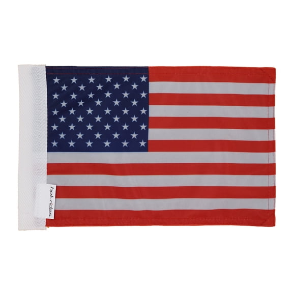 Hot Rides Durable Sleeve Boat Car Motorcycle Flag USA 6x9 Inch 1 Pack