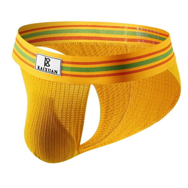 Midsumdr Mens Briefs Workout Straps Male Underpants Athletic Supporter