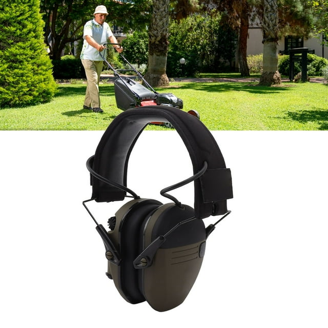 Noise Reduction Earmuffs, Electronic Shooting Ear Muffs with Sound Amplification for Range Hunting