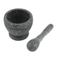 thumbnail image 1 of Pestle Set Cup Capacity Mortar Pestle Set, Granite Mortar Stone Grinder Plastic Mortar Pestle Set, For Kitchen Home, 1 of 8