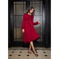 thumbnail image 2 of Vestido formal Happy Sailed otoño-invierno de manga larga para mujer, 2 of 9