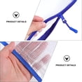 thumbnail image 3 of Portable Art Portfolio Bag with Durable PVC Material and Big Zipper for Storage Blue, 3 of 11