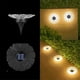 thumbnail image 2 of 4PCS Solar Acrylic Garden Buried Light Outdoor Garden Light Waterproof Luminous Wall Decoration Wall Washing Light,E, 2 of 5
