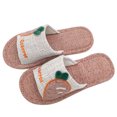 thumbnail image 2 of NOKIO Women Slippers Cute Home Slippers Breathable Open Toe Slides Lightweight S𝗅ip On House Shoes Non-S𝗅ip Indoor Outdoor Sandals Comfortable Soft Sole Footwear, 2 of 5