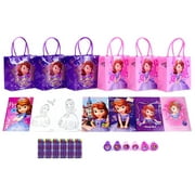 Disney Princess Sofia 6.5" Party Goody Gift Bag Party Favor Crayon Book (42 Pcs)