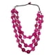 thumbnail image 3 of Collar bohemio con colgante de cuentas de madera para mujer, ideal para cumpleaños y vacaciones. Rosa roja, 3 of 9