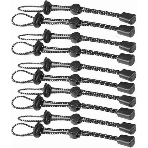 10 Pcs Backpack Hiking Stick Holder, Securing Rope Buckle Elastic Rope Buckle for Backpack Hiking Stick