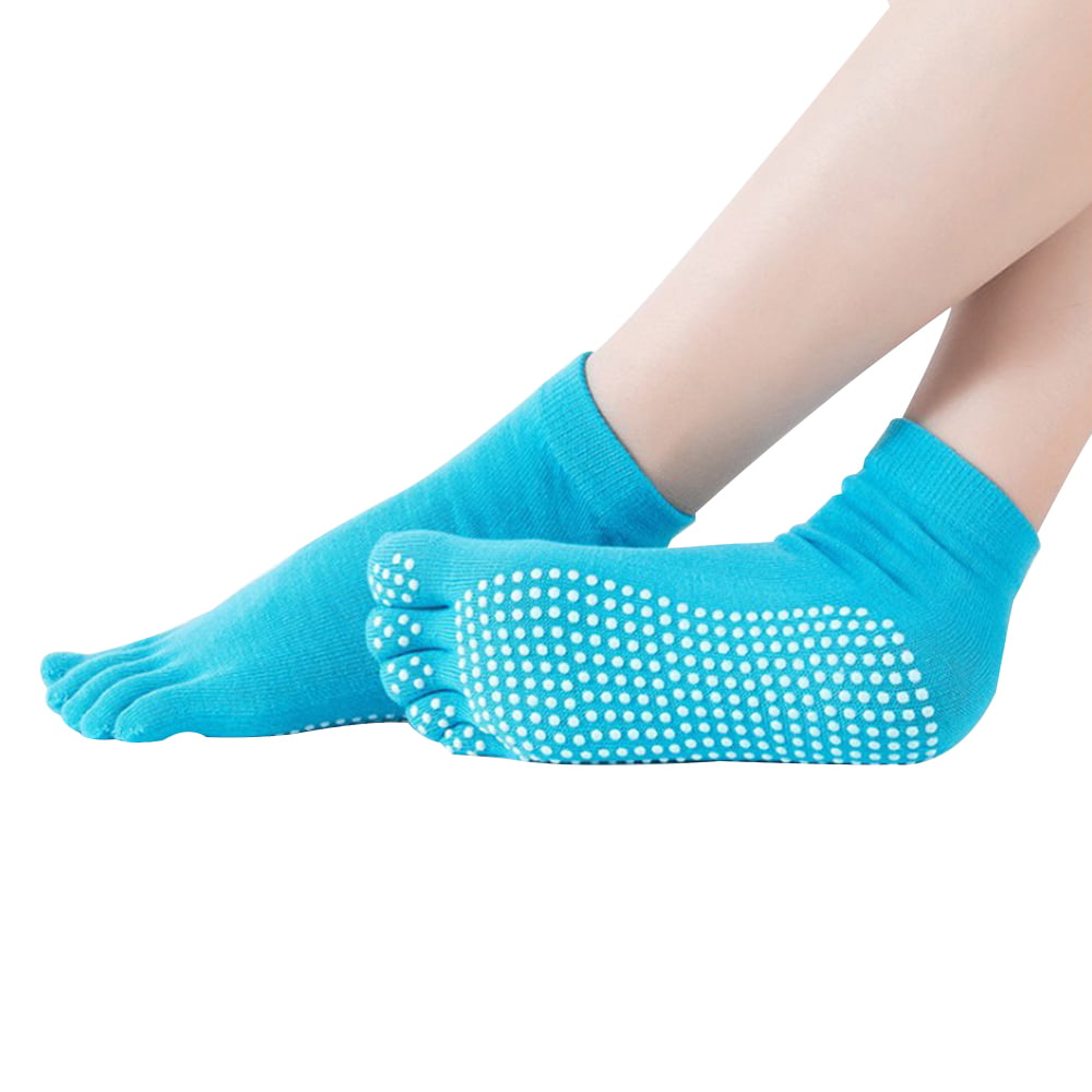 Non-Slip Grip Socks for Yoga Pilates Barre Dance Home Safety Socks Women & Men
