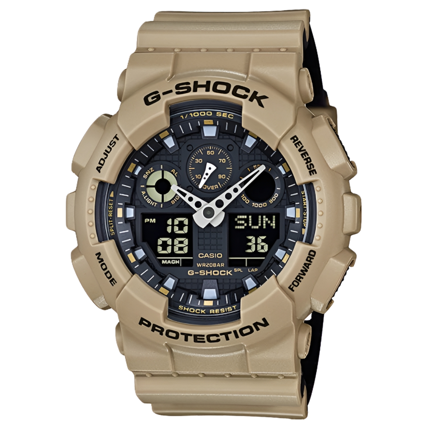 Casio G-Shock GA100L-8A Tan Sport Watch photo 2