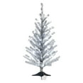 thumbnail image 4 of Kurt Adler 24-Inch Battery-Operated Pre-Lit Green Tinsel Tree, 4 of 9