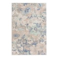 thumbnail image 3 of Unique Loom Lotus Collection Area Rug - Nymphaea (2' 2" x 3' Rectangle Blue/Light Blue), 3 of 7