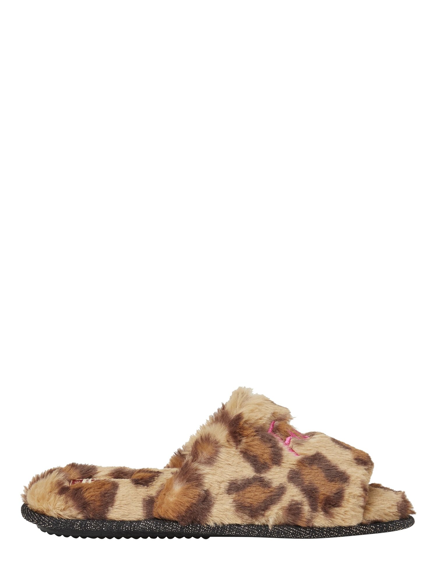 Dearfoams Women's Fur Mama Novelty Slide Slippers