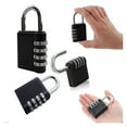 thumbnail image 3 of Heavy Duty 4 Dial Digit Combination Lock Weatherproof Security Padlock Outdoor Gym Locker Safely ,Easy to Use, 3 of 6
