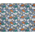 thumbnail image 4 of oneOone Polyester Lycra Grayish Blue Fabric Cloud & Bird Cartoon Sewing Craft Projects Fabric Prints By Yard 56 Inch Wide, 4 of 4