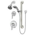 thumbnail image 1 of Symmons SYM9605PLRB15TRM Two Handle Single Shower Faucet with Polished Chrome Trim, 1 of 1