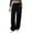 Black, variant on biudgviw Corduroy Pants for Women Elastic High Waisted Pull on Straight Leg Pants Casual Fall Trousers with Pockets