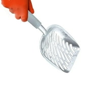 Jumbo Cat Litter Scoop, All Metal End-to-End with Solid Core, Sifter with Deep Shovel