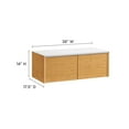 thumbnail image 3 of Modway Kinetic Wall-Mount Office Storage Cabinet in White Natural, 3 of 9
