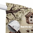 thumbnail image 4 of Sweet Home Swag Valances for Windows, Kitchen Window Curtains Over Sink, Western Stars Bird Houses Country Vintage Window Treatment Curtains for Living Room/Bedroom Curtains 2 Panel Sets 36"x45", 4 of 8
