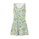 thumbnail image 5 of Fuera Del Hombro Vestido Largo de la Moda de Verano de las Mujeres Flor de Impresión de Bolsillo sin Mangas Cuello en V, Vestido Casual para Diario, 5 of 6