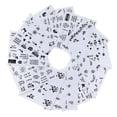 thumbnail image 2 of kusrkot 12 Pack Girls Cute Nail Art Water Transfer Stickers Key Manicure Tips Decals, 2 of 9