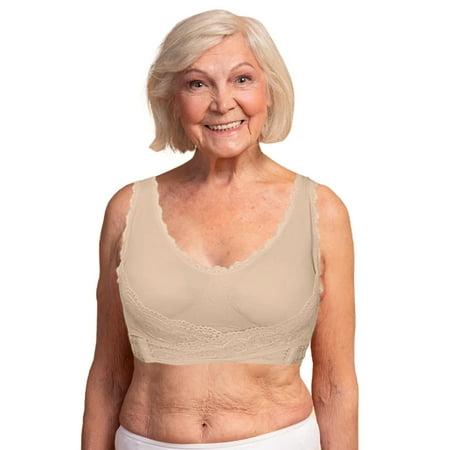 Pavied Push Up Bra Bras for Older Women Seamless Bras Push Up Bra Comfy Corset Bra Front Alternate Side Buckle Lace Bras Slim And Shape Bra Womens Bras Clearance Khaki S