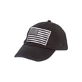thumbnail image 2 of Youth Sized USA Adjustable Unstructured Hat - Black, 2 of 2