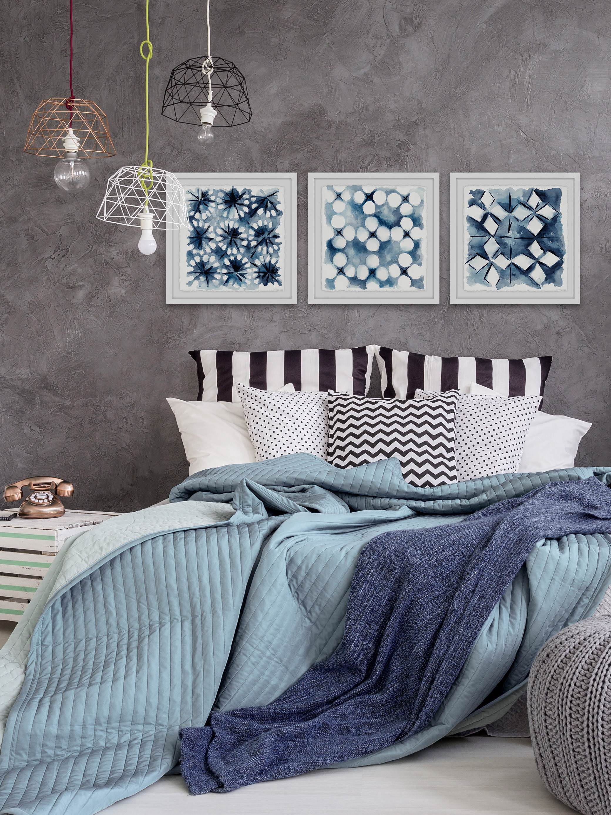 Marmont Hill Indigo Study VIII Triptych