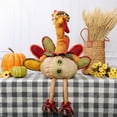 thumbnail image 1 of Fiudx Ofertas relámpago del día Figura de pavo de Acción de Gracias Adorno retráctil Decoración de Acción de Gracias, 1 of 6