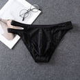thumbnail image 2 of KHONTS Men’s Thong Underwear Lace G-String Thongs Mesh Breathable Briefs Black XL, 2 of 3