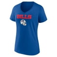 thumbnail image 2 of Women's Dawson Knox Royal Buffalo Bills Team Wordmark Player Name & Number V-Neck T-Shirt, 2 of 3