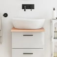 thumbnail image 1 of vidaXL Bathroom Countertop Light Brown 40x60x2 cm Treated Solid Wood, 1 of 1