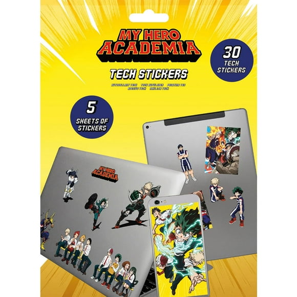 My Hero Academia Autocollants Techniques d'Équipe (Lot de 30)