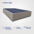 thumbnail image 3 of LASE Muebles Base para Cama Box Matrimonial Resistente para Colchón Tapiz Lino Oxford, 3 of 7