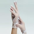thumbnail image 2 of TIEVOSA Gants de Conduite pour Femmes d'Été anti-UV en Maille Filet Gants Résille WH(Blanc), 2 of 2