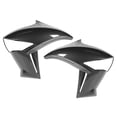 thumbnail image 4 of Ccdes Motorbike Radiator Panel,2pcs Carbon Fiber Style Motorbike Front Side Radiator Fairing Fit For KAWASAKI ER‑6N ER6N 2009‑2011,Motorcycle Front Side Radiator Cover, 4 of 8